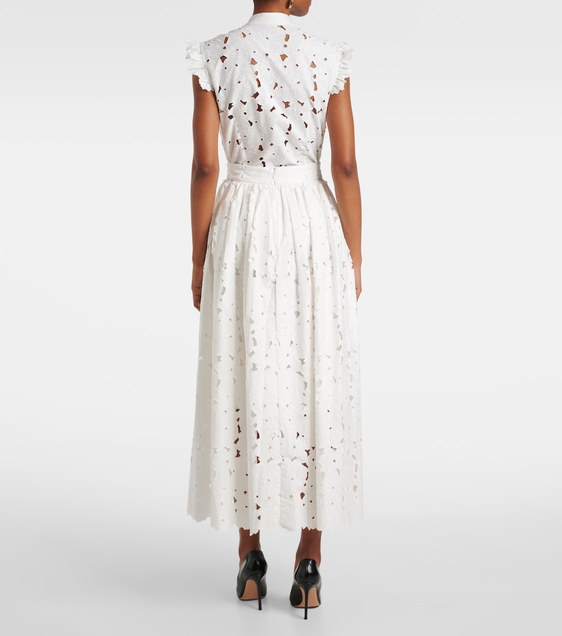 Midirock aus einem Baumwollgemisch | Erdem