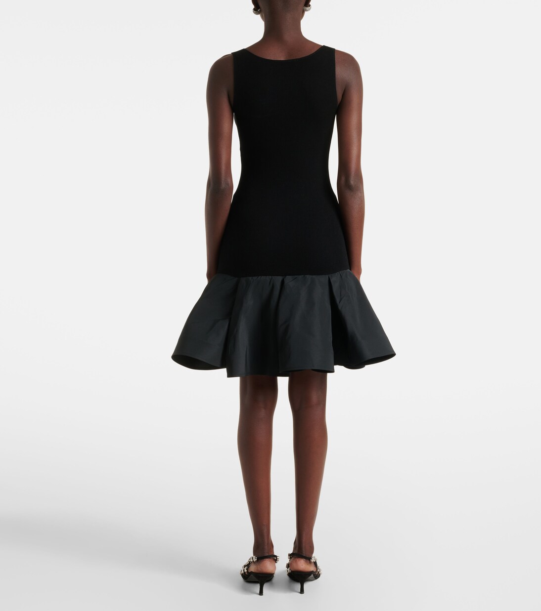 Robe midi en coton mélangé | Nina Ricci