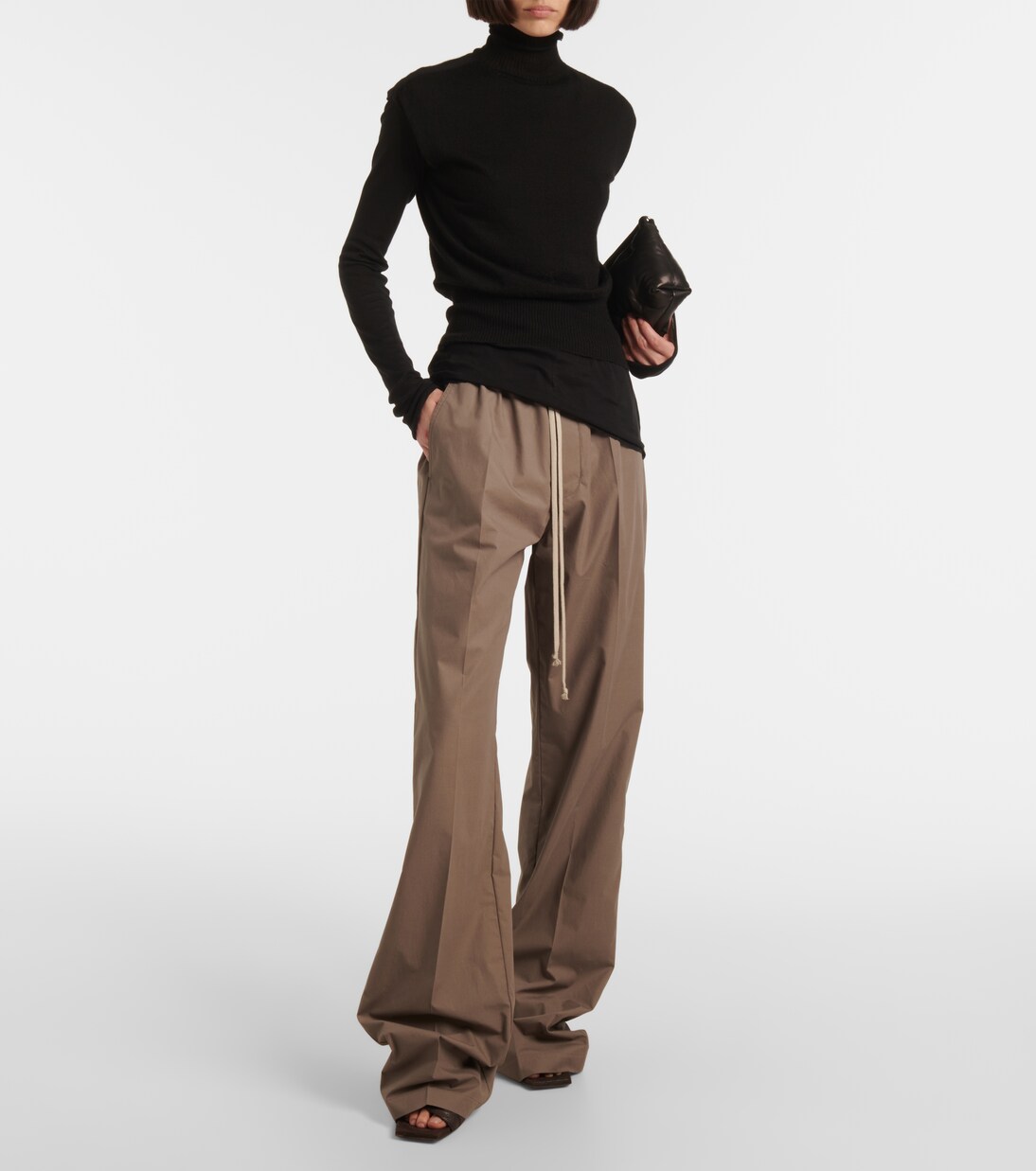 Pantalones anchos Dietrich de algodón | Rick Owens