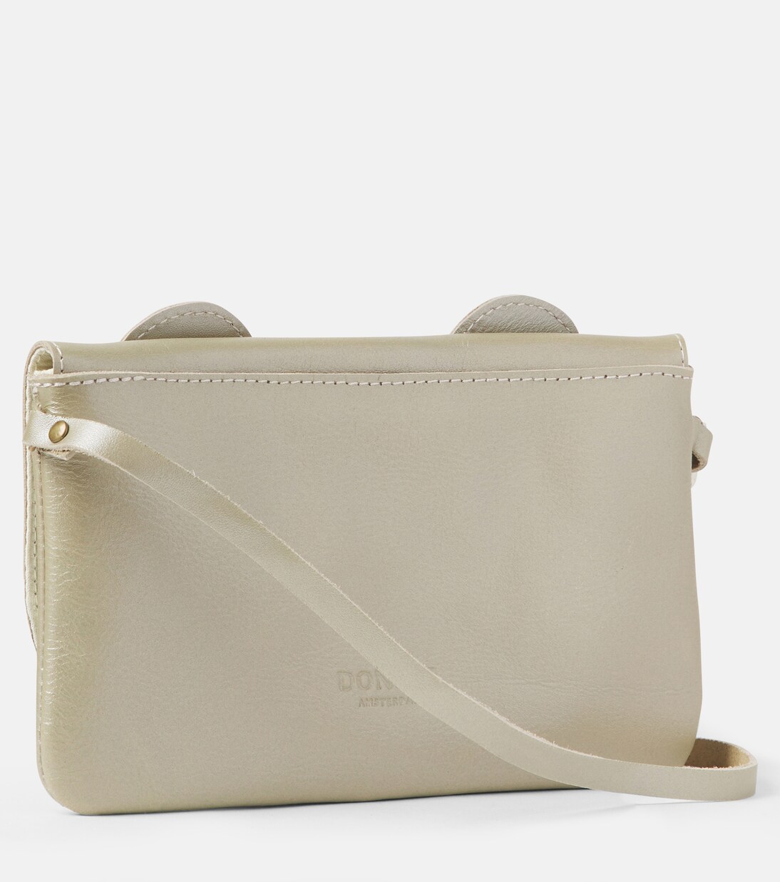 Alaula metallic leather tote bag | Donsje