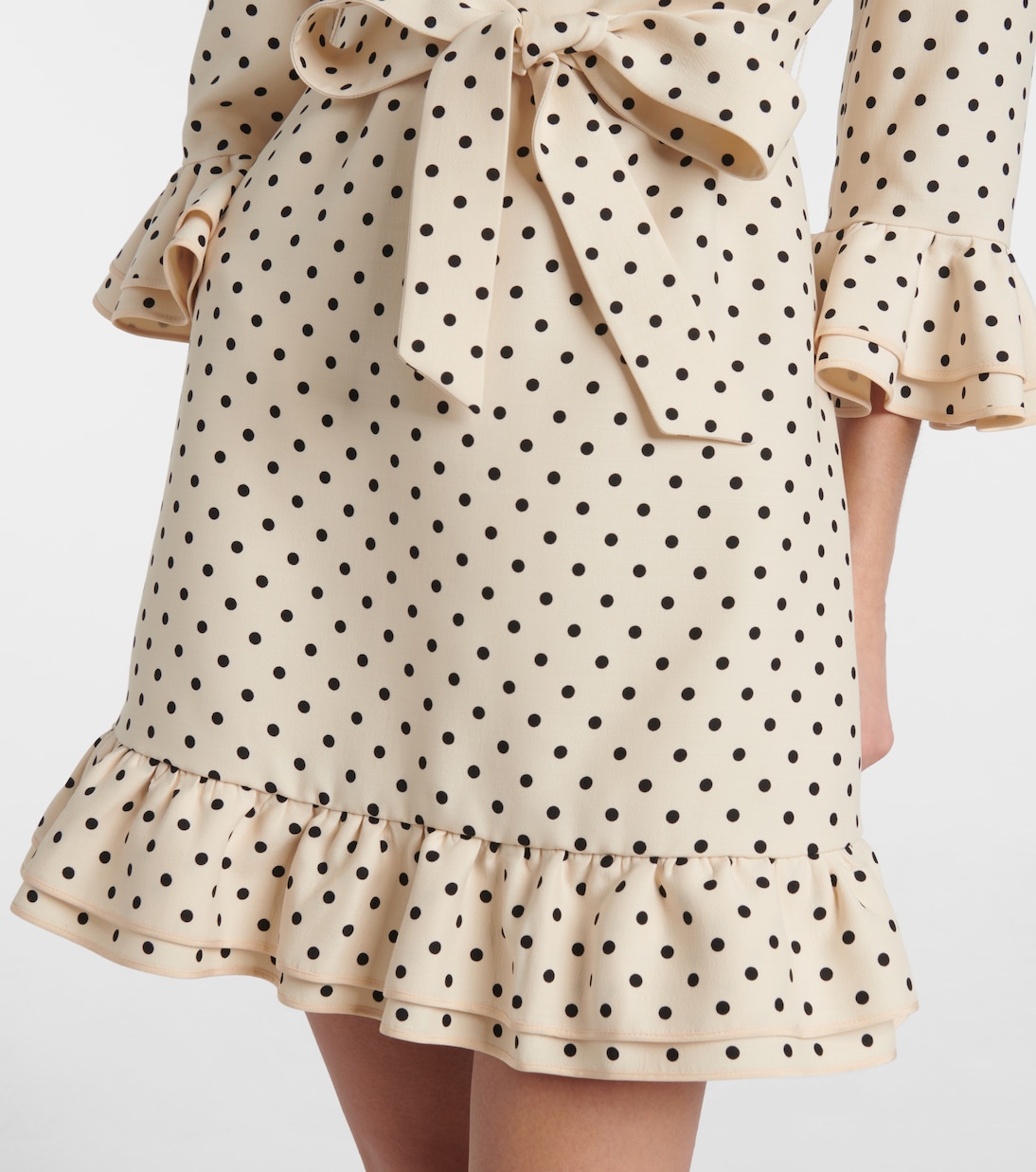 Minikleid Plusdepois aus Crepe Couture | Valentino