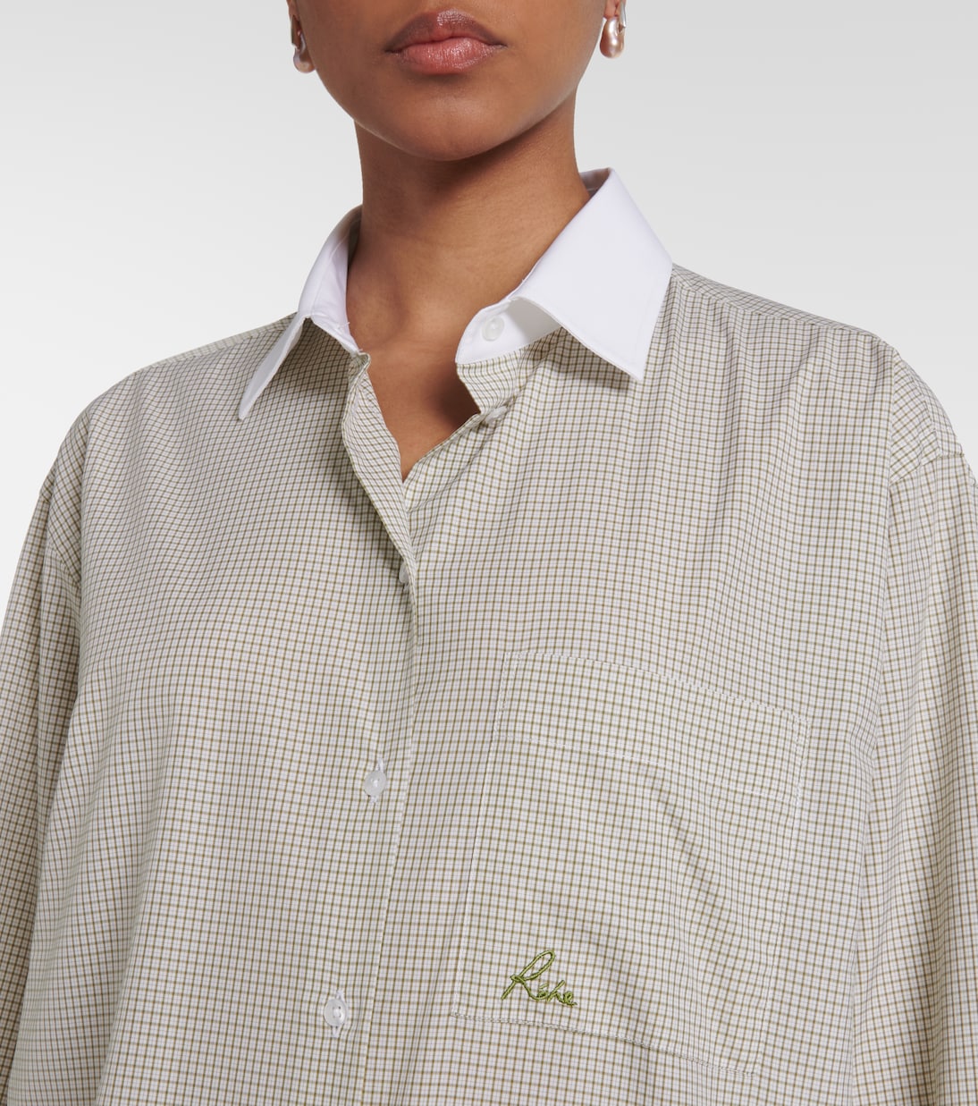 Checked cotton shirt | Róhe