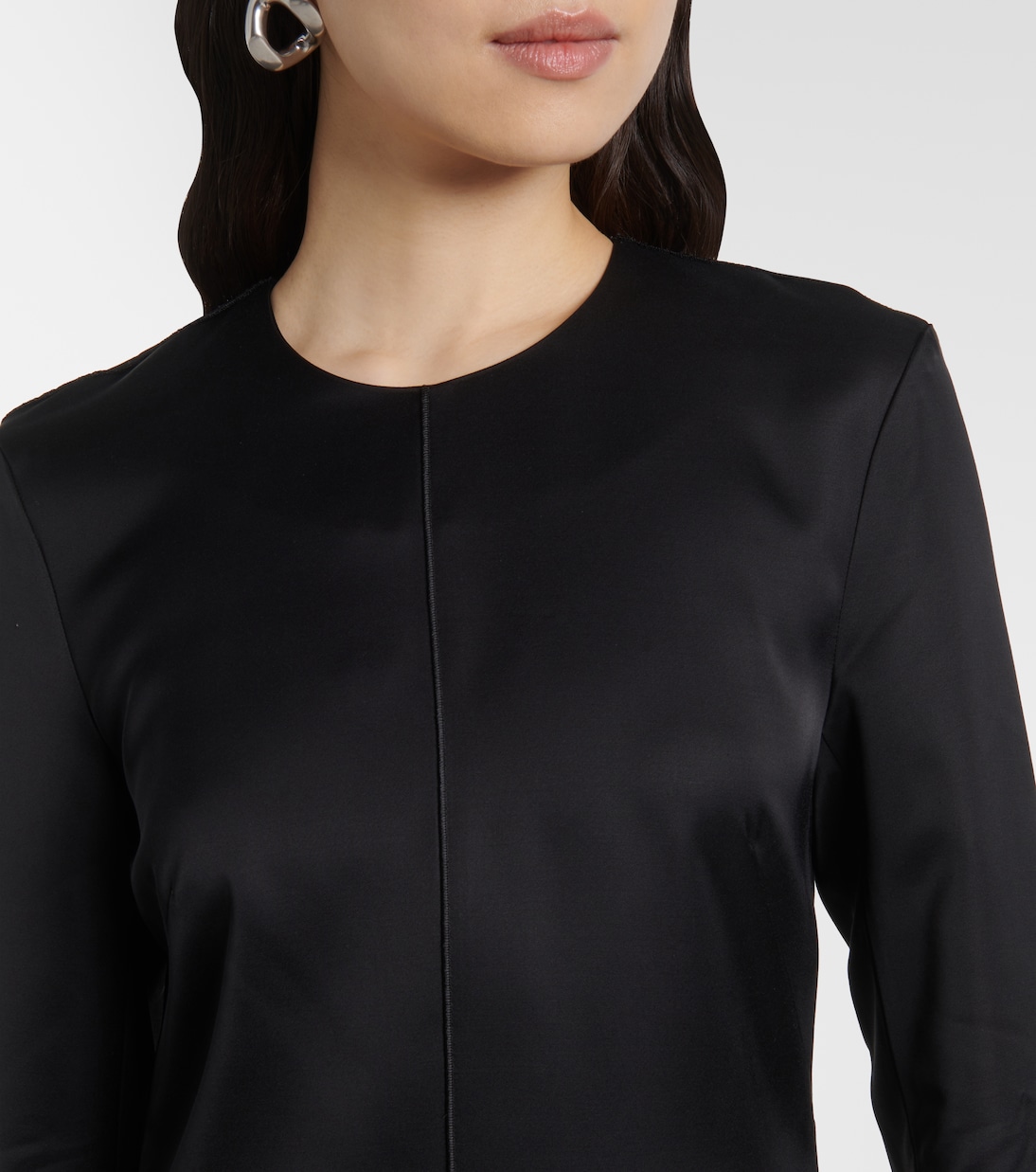 Midikleid aus Satin | Toteme