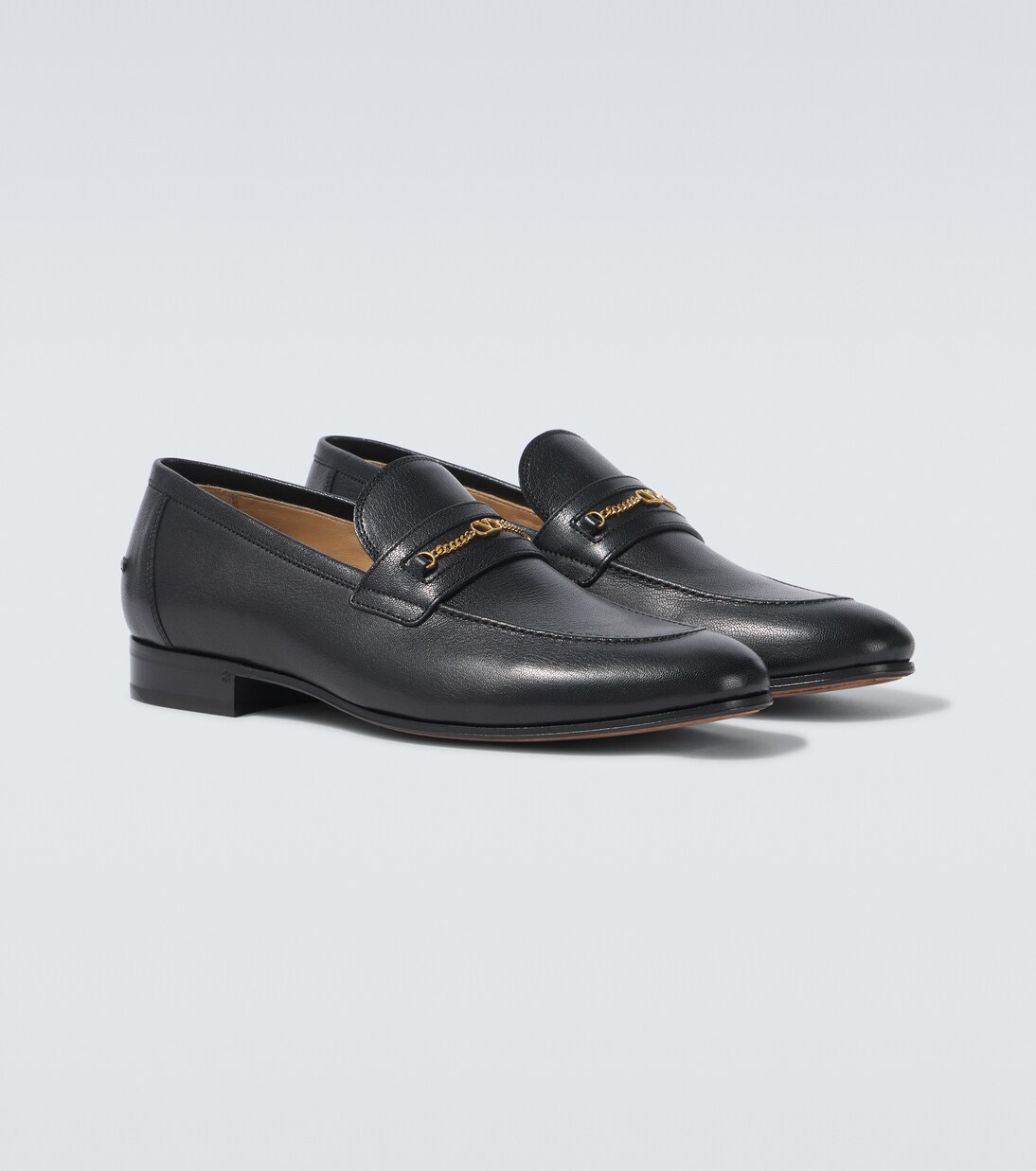 VLogo leather loafers | Valentino Garavani