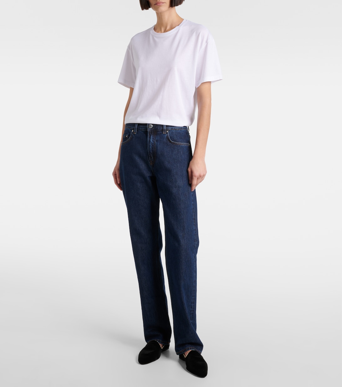 Jean droit à taille basse | Toteme