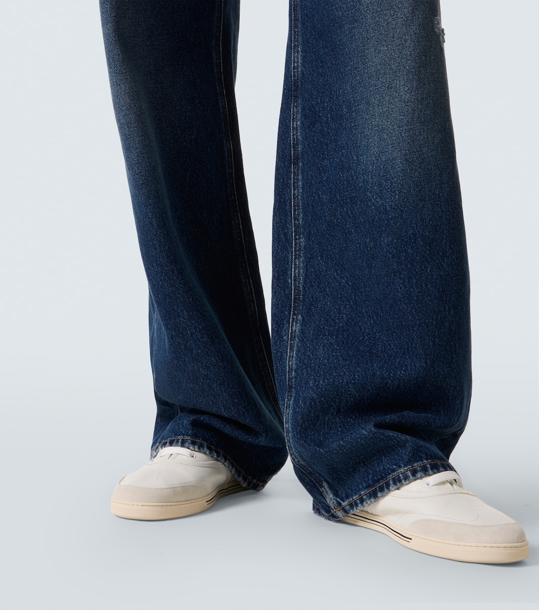 Jeans a gamba larga a vita bassa | Dolce&Gabbana