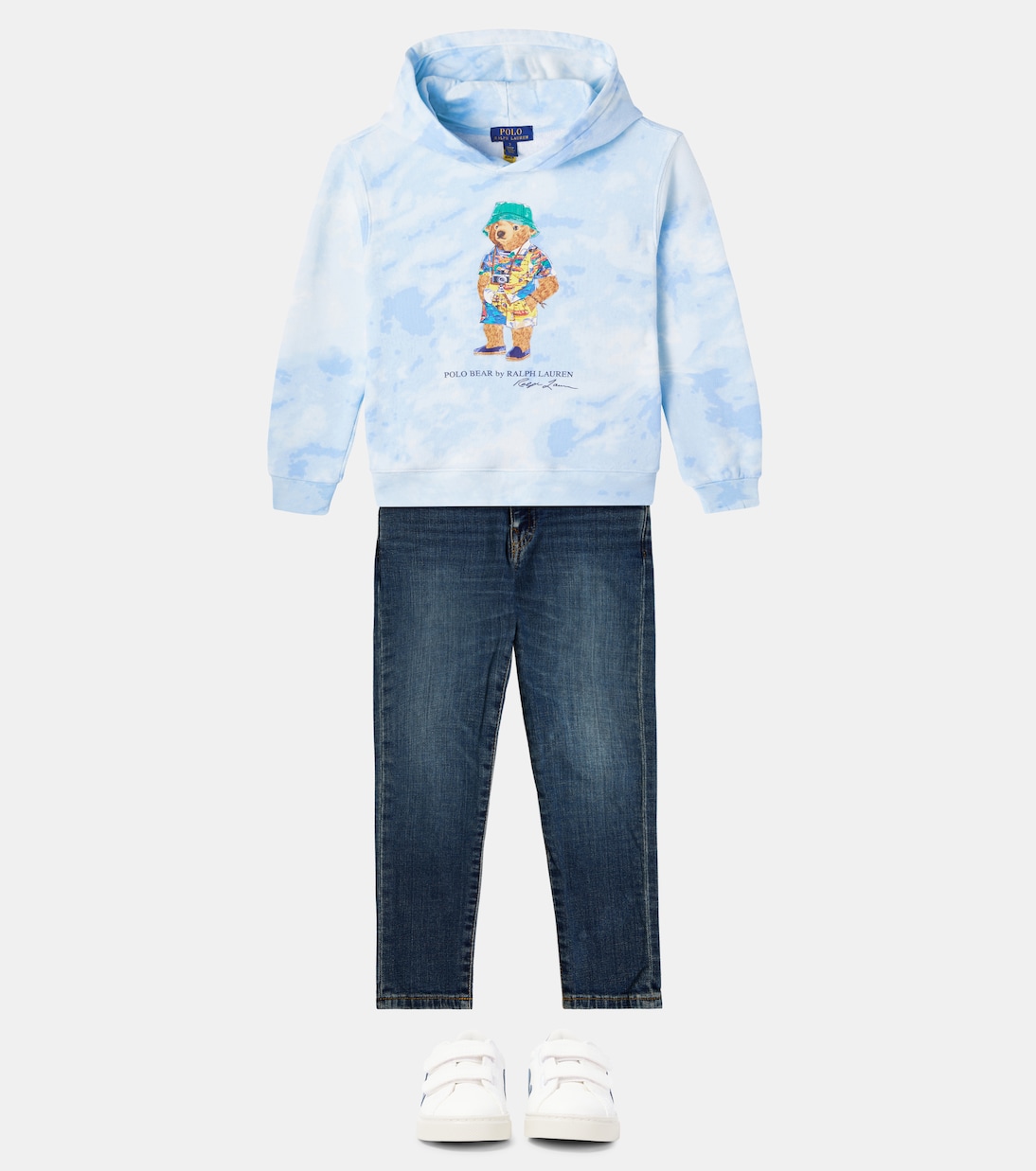 Polo Bear cotton-blend hoodie | Polo Ralph Lauren Kids