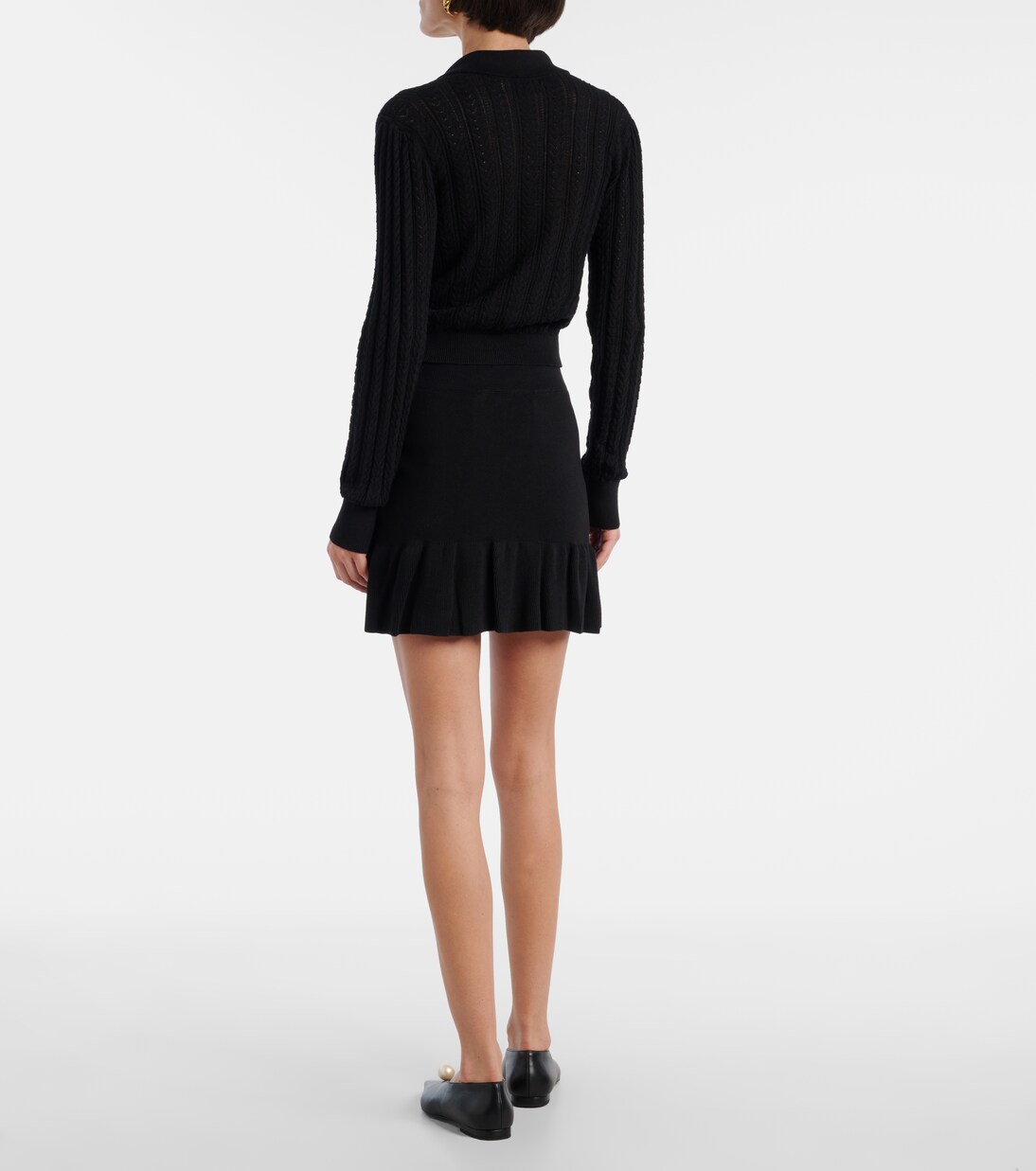 Cardigan aus Pointelle-Strick | Alessandra Rich