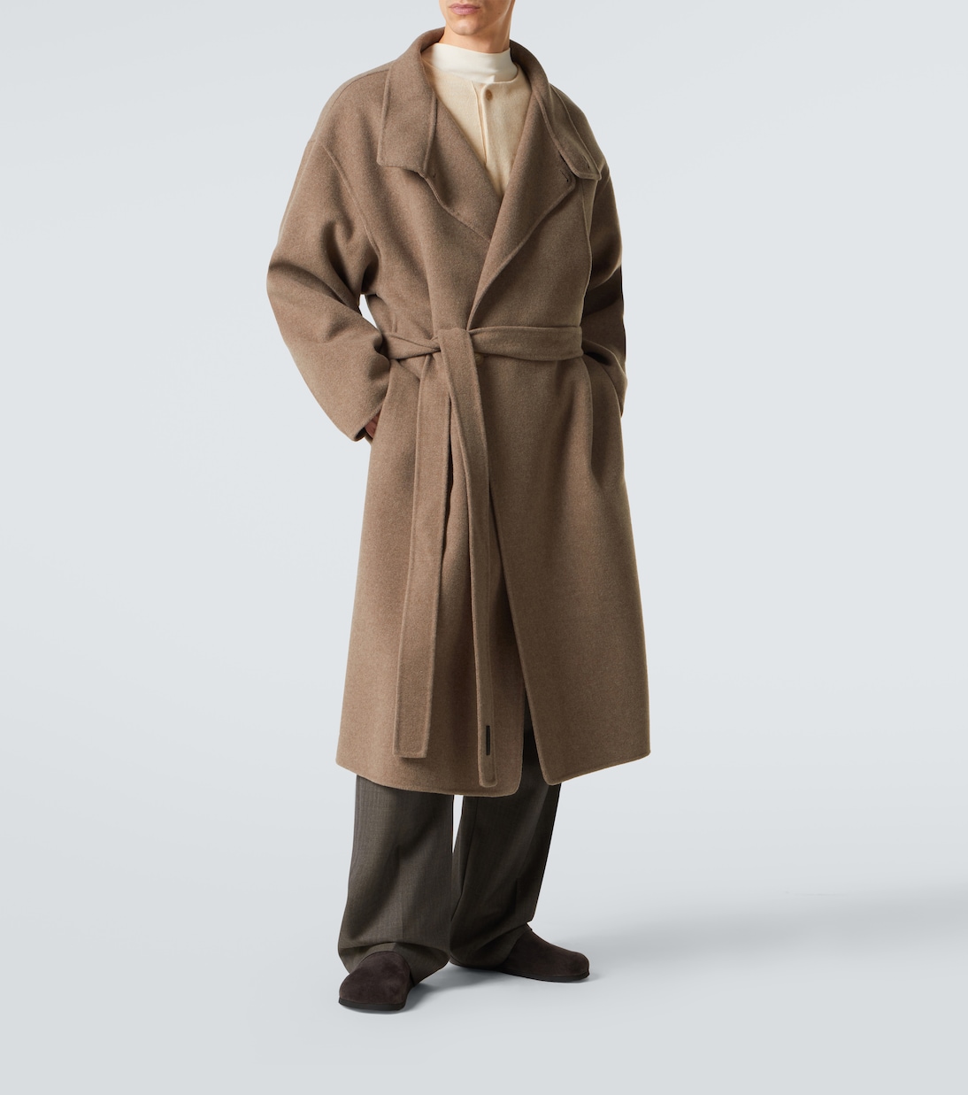 Wool and cashmere wrap coat | Fear of God