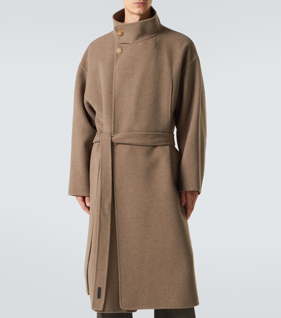Wool and cashmere wrap coat | Fear of God
