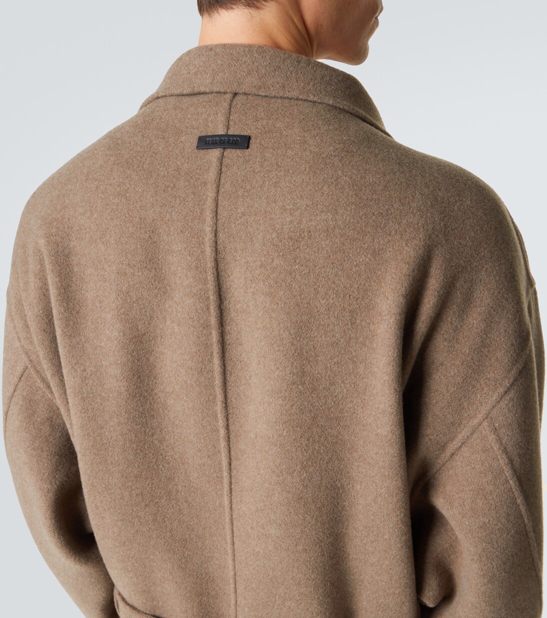 Wool and cashmere wrap coat | Fear of God