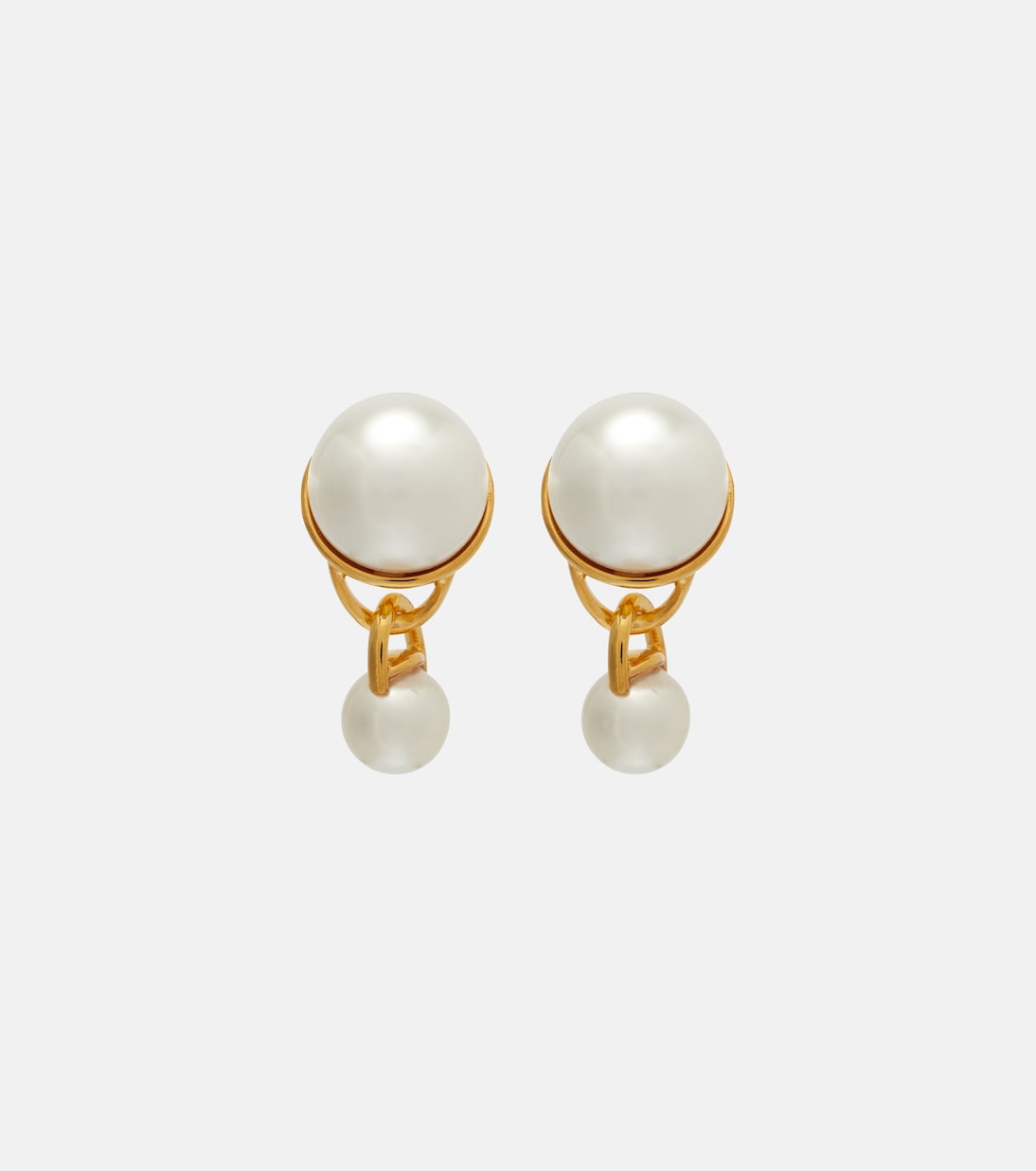 Faux pearl drop earrings | Oscar de la Renta