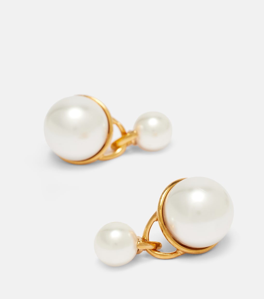 Faux pearl drop earrings | Oscar de la Renta
