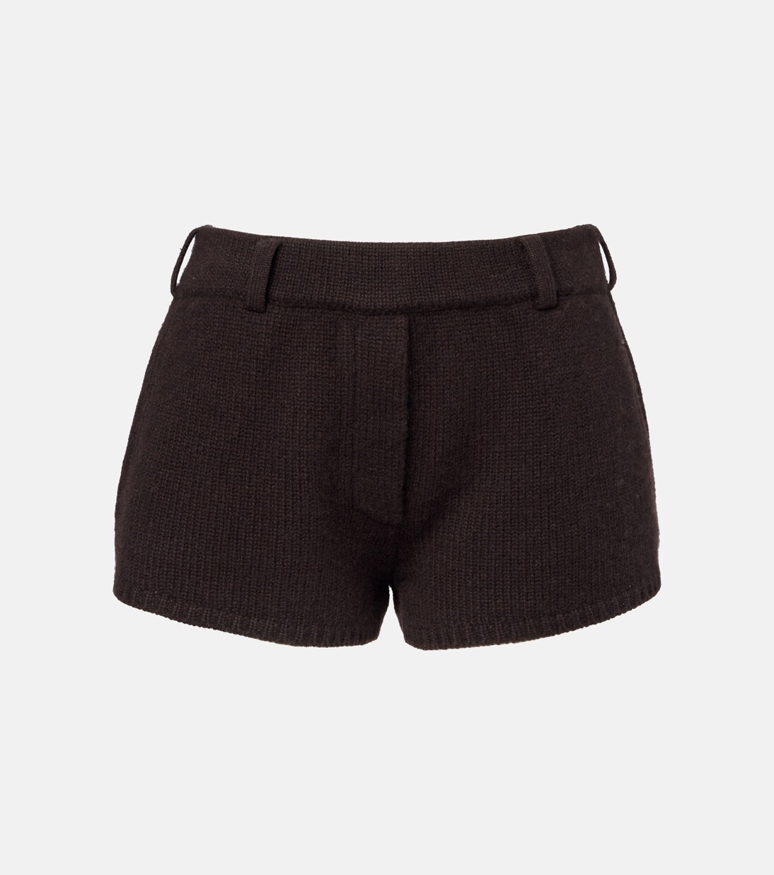 Low-rise cashmere shorts | Lisa Yang