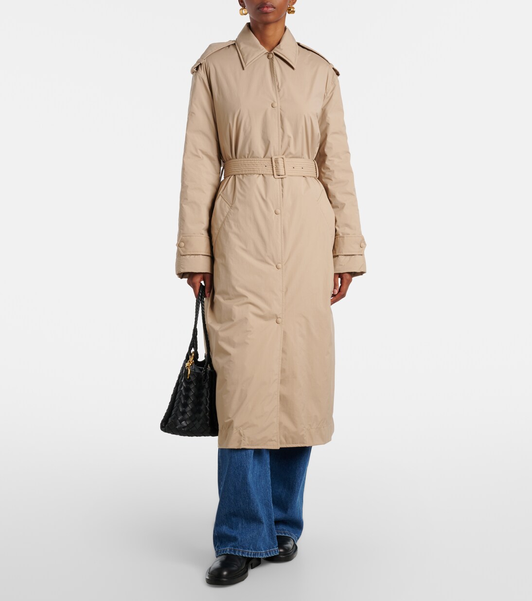 Yevre down trench coat | Moncler