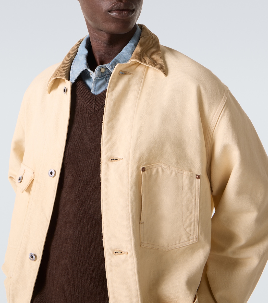 Feldjacke Vintage aus Baumwolle, Hanf und Seide | A.Presse