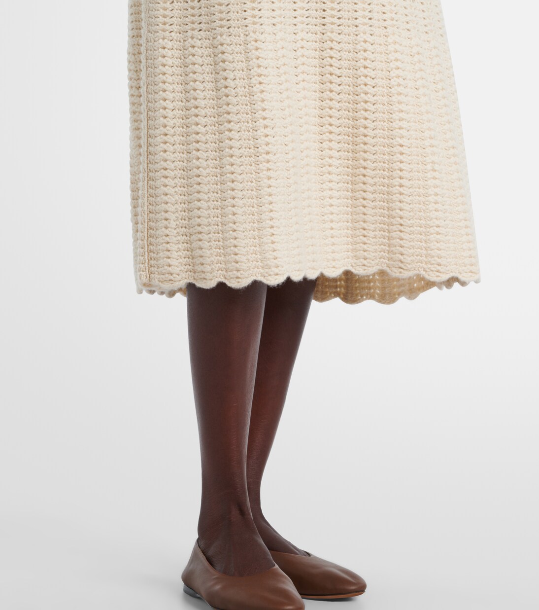 Arola knitted cotton polo dress | Loro Piana