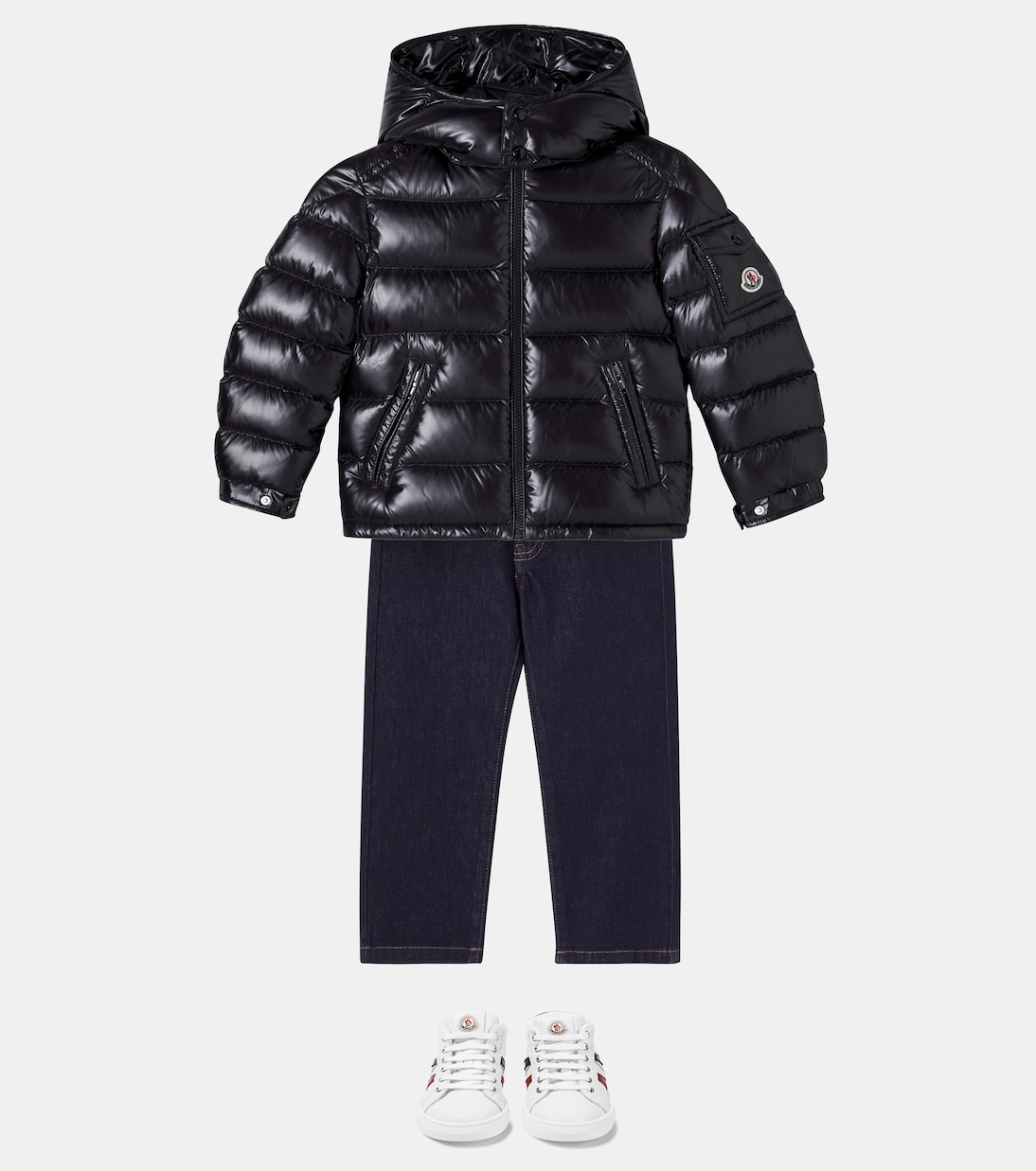 Maya logo down jacket | Moncler Enfant