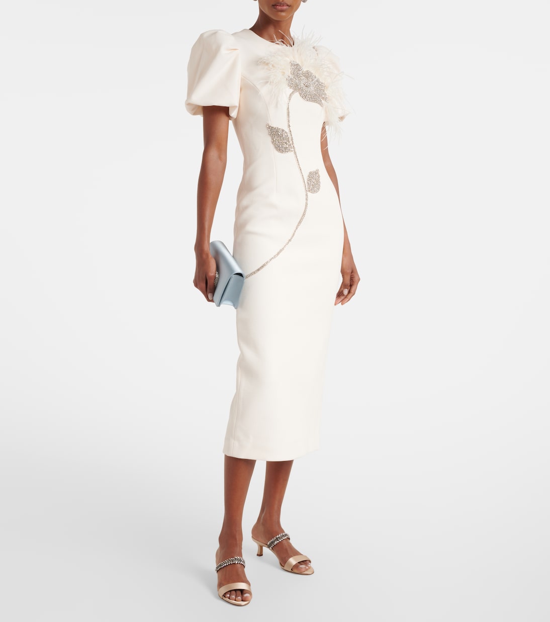 Kifasan embellished satin mules | Manolo Blahnik