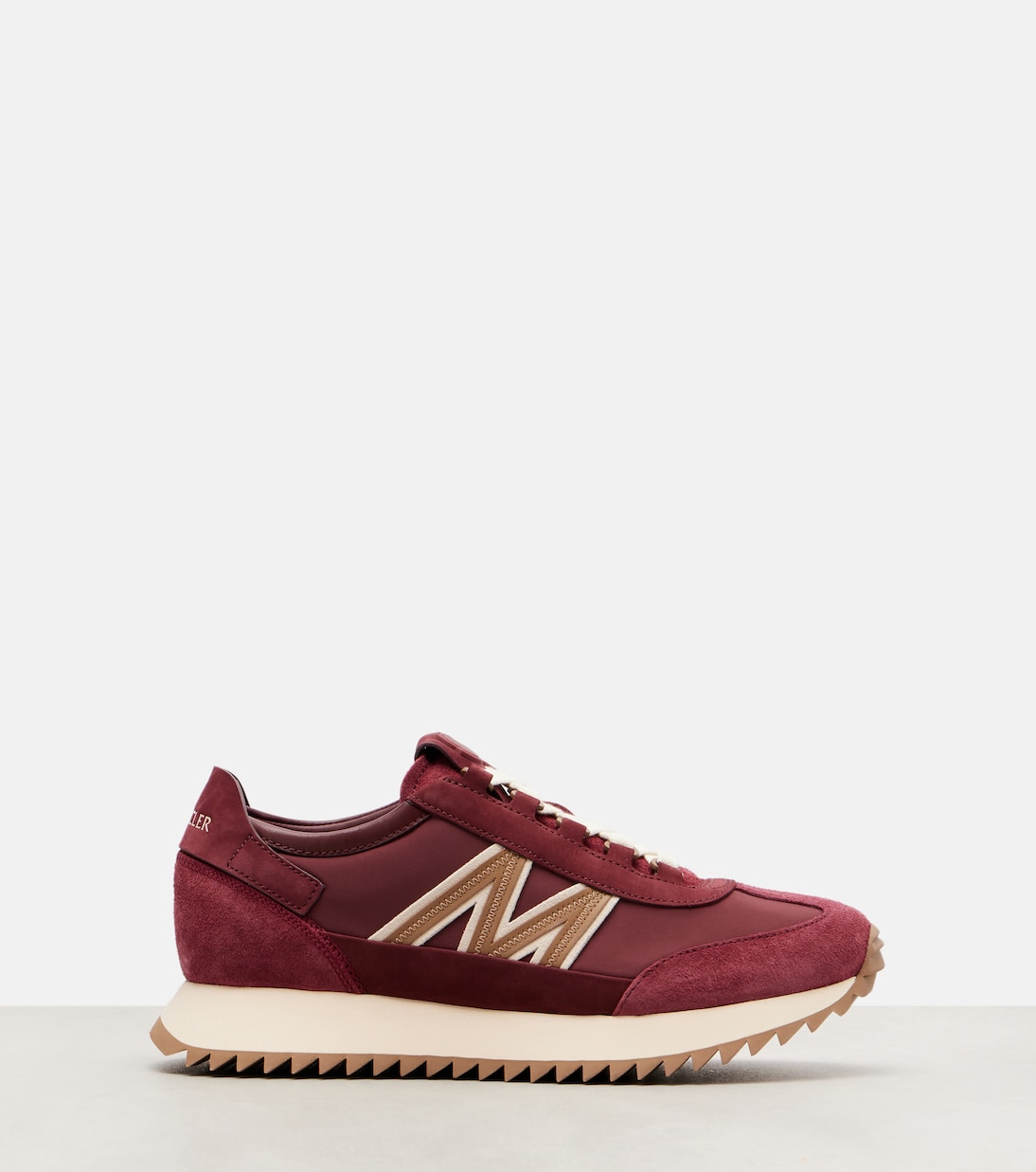 Pacey2 suede-trimmed sneakers | Moncler