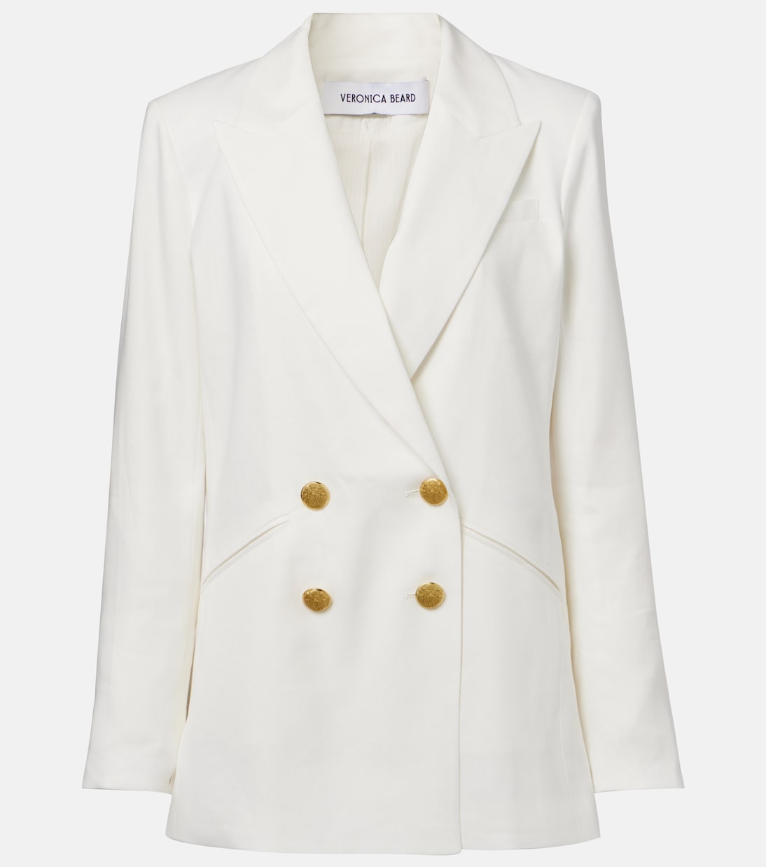 Dale linen-blend blazer | Veronica Beard