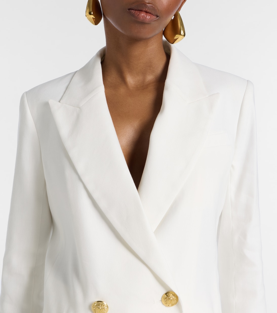 Dale linen-blend blazer | Veronica Beard
