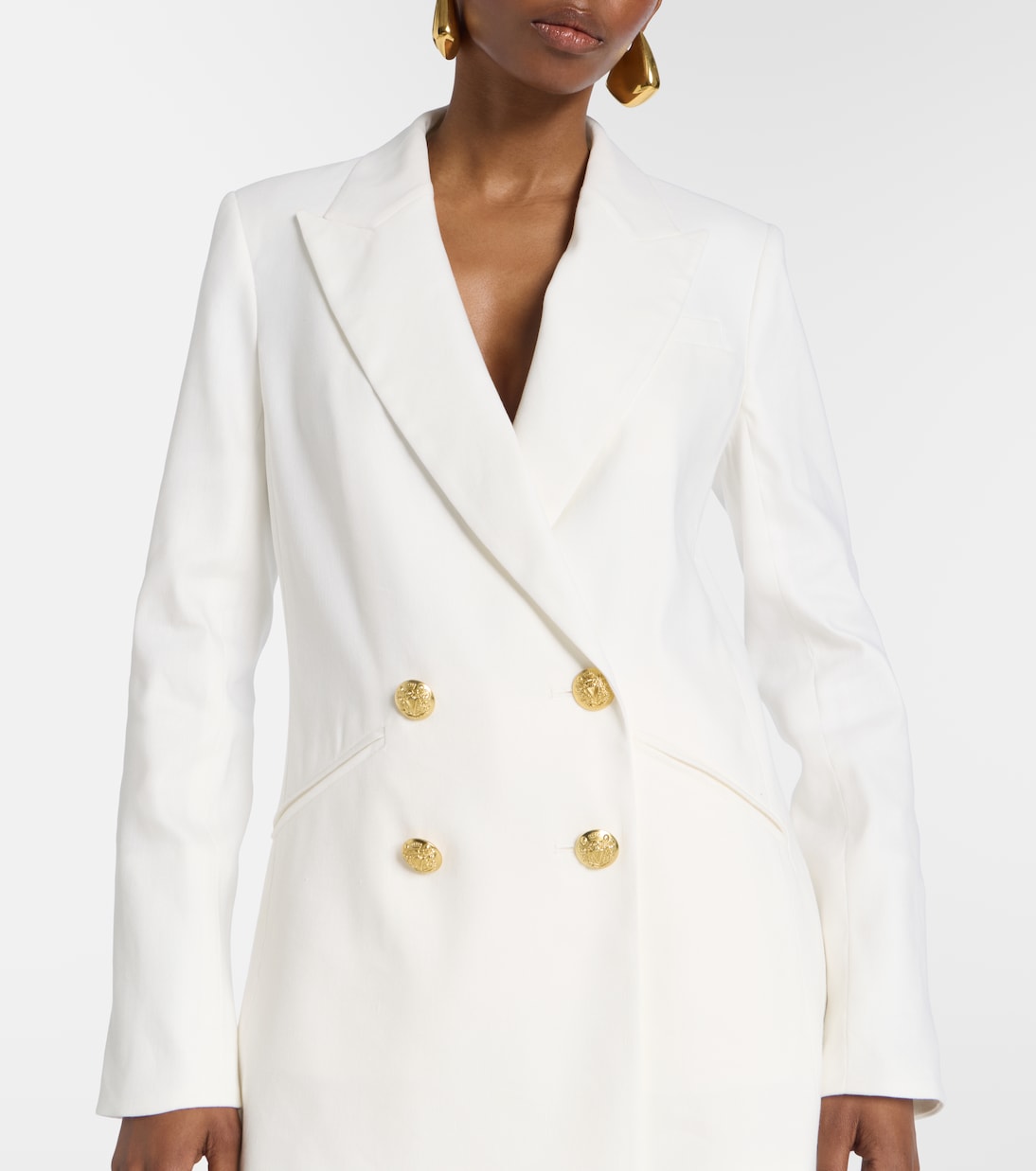Dale linen-blend blazer | Veronica Beard