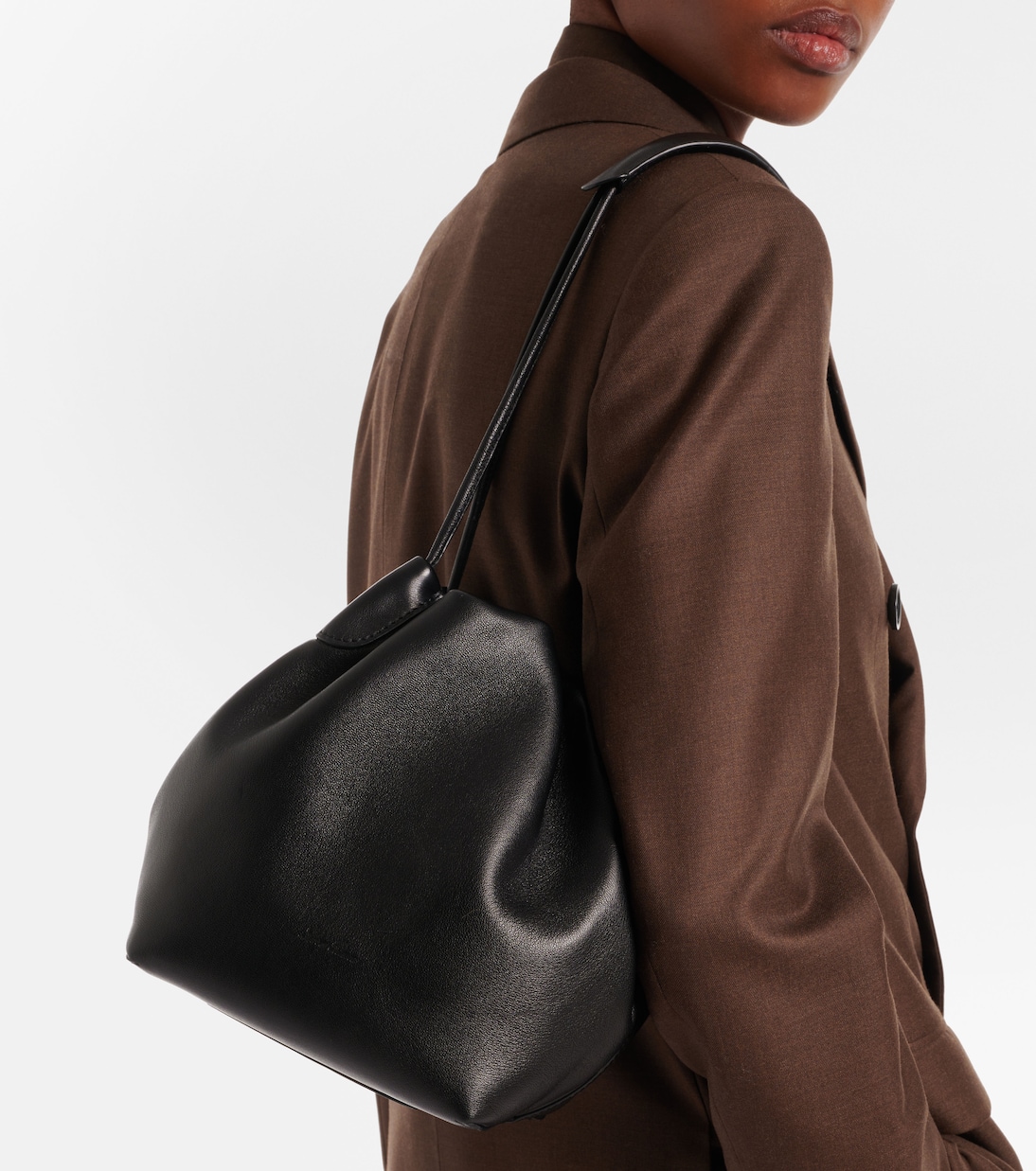 Bucket-Bag Bale Softy Small aus Leder | Loro Piana