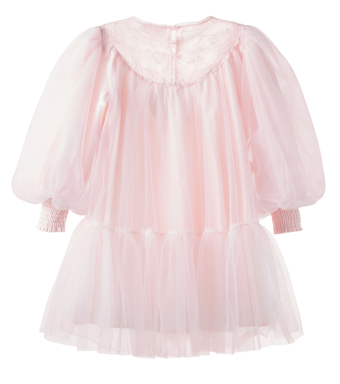 Lace-trimmed tulle dress | Petite Amalie  