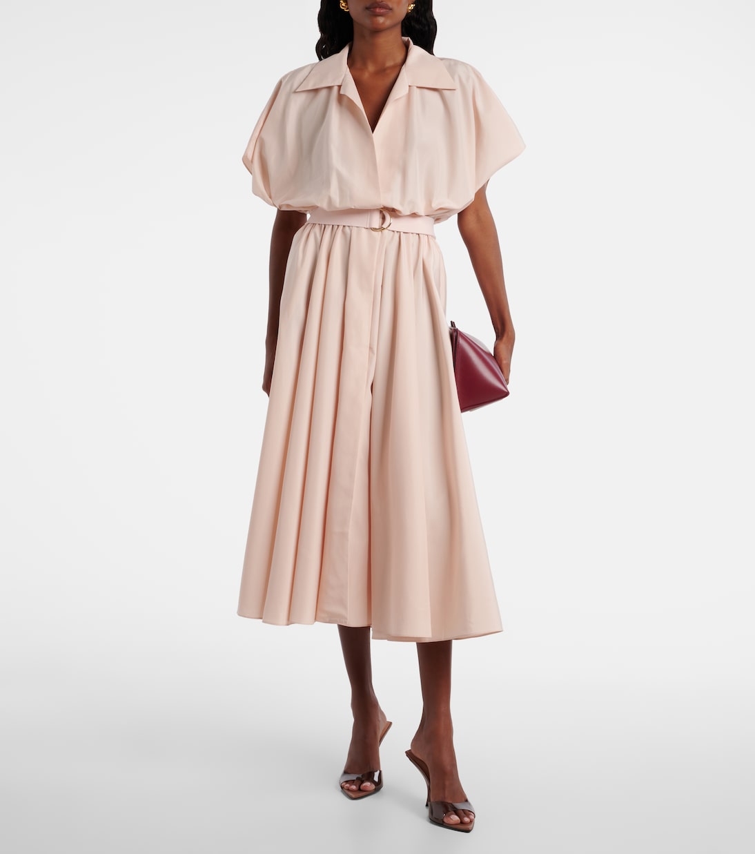 Flared midi dress | Norma Kamali