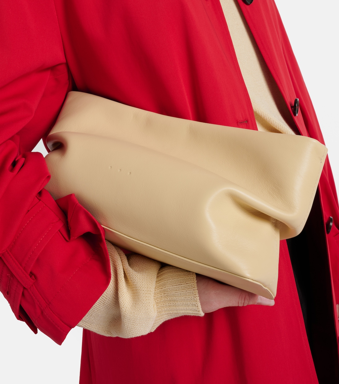 Nina Medium leather clutch | Aesther Ekme