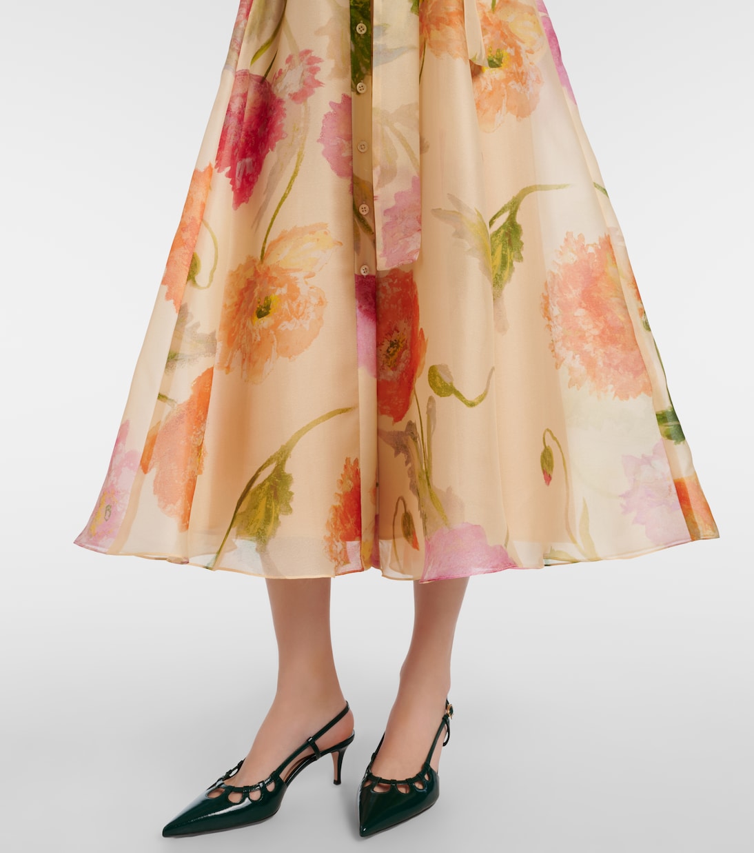 Hemdblusenkleid aus Seide | Carolina Herrera