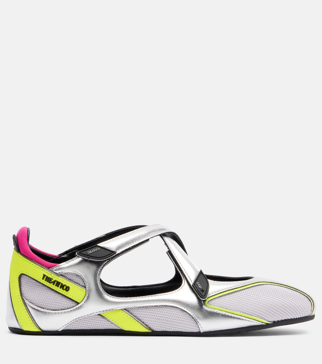 Floor01 metallic ballet flats | The Attico