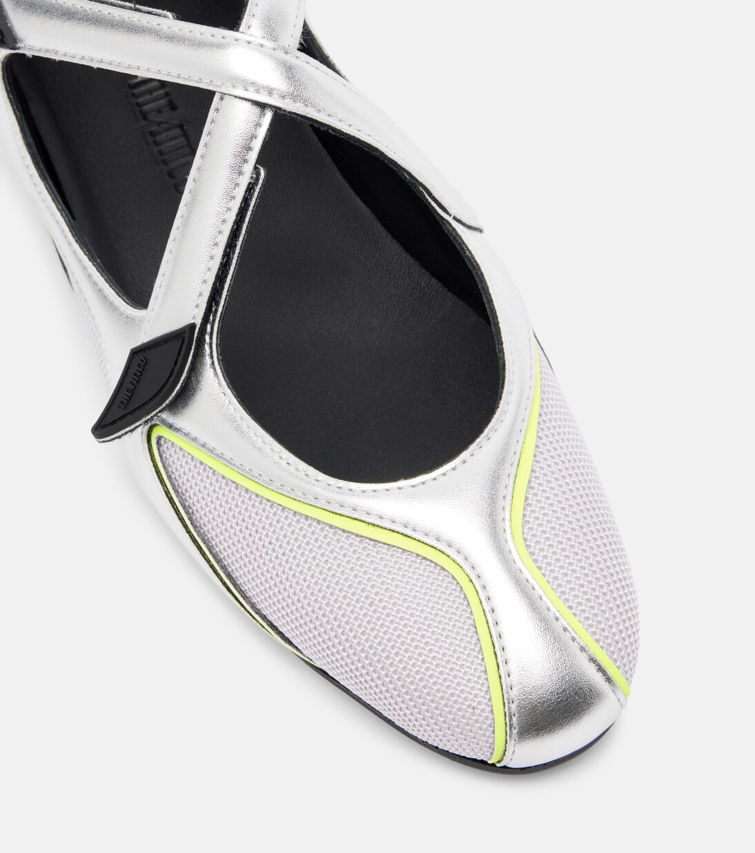 Floor01 metallic ballet flats | The Attico