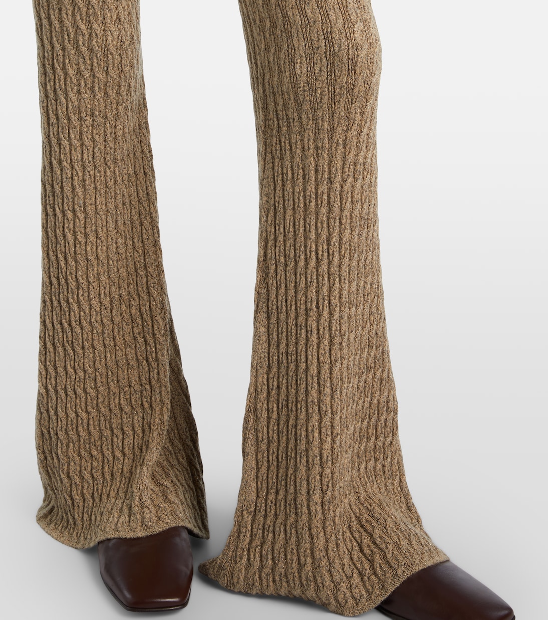 Bihar cashmere-blend flared pants | Loro Piana