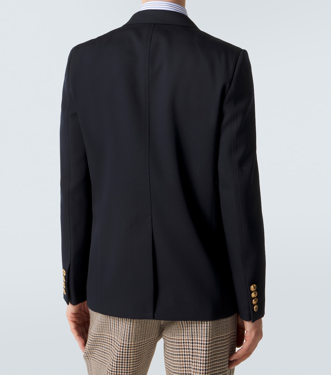 Double-breasted virgin wool blazer | Valentino