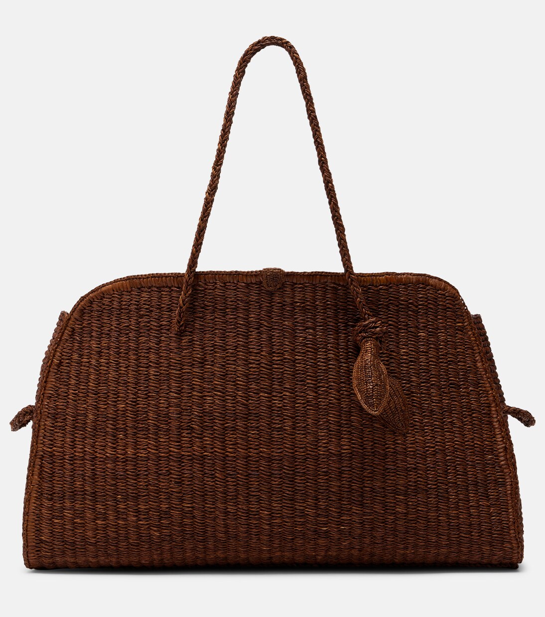 Turismo Large raffia bowling bag | Jacquemus