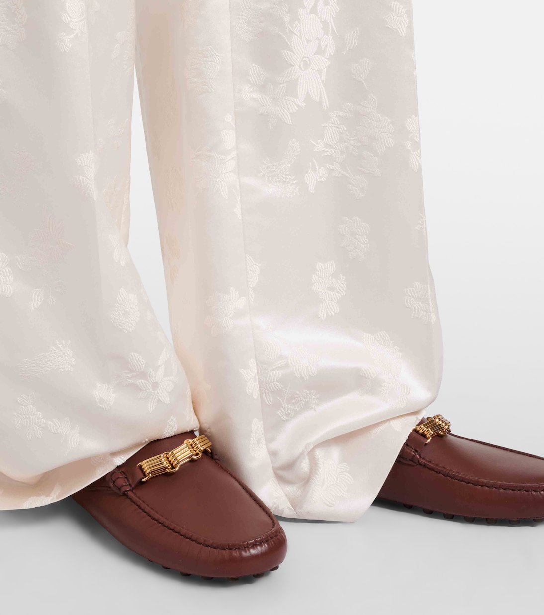 Chain-detail leather mules | Tod's