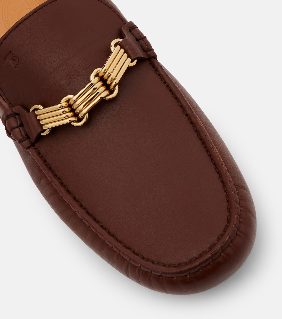 Chain-detail leather mules | Tod's
