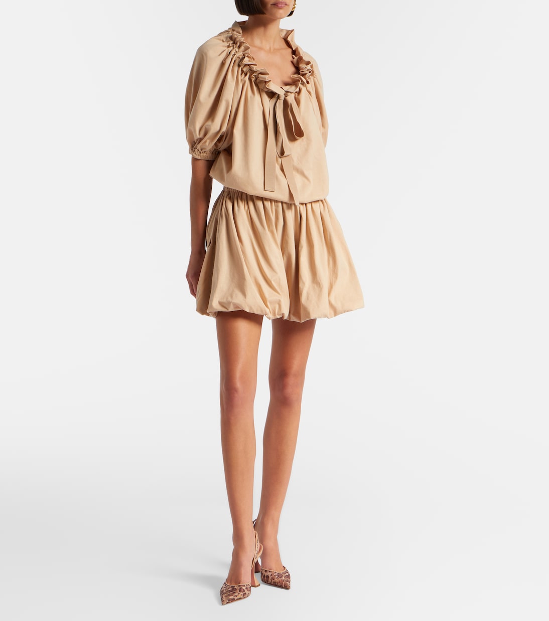 Bedruckte Slingback-Pumps Holli 95 | Amina Muaddi