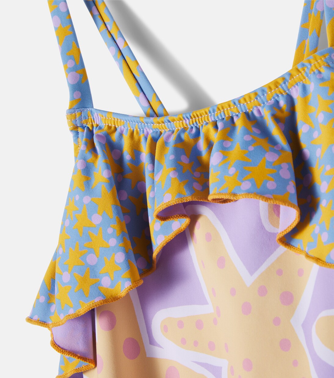 Starfish printed jersey swimsuit | Stella McCartney Kids