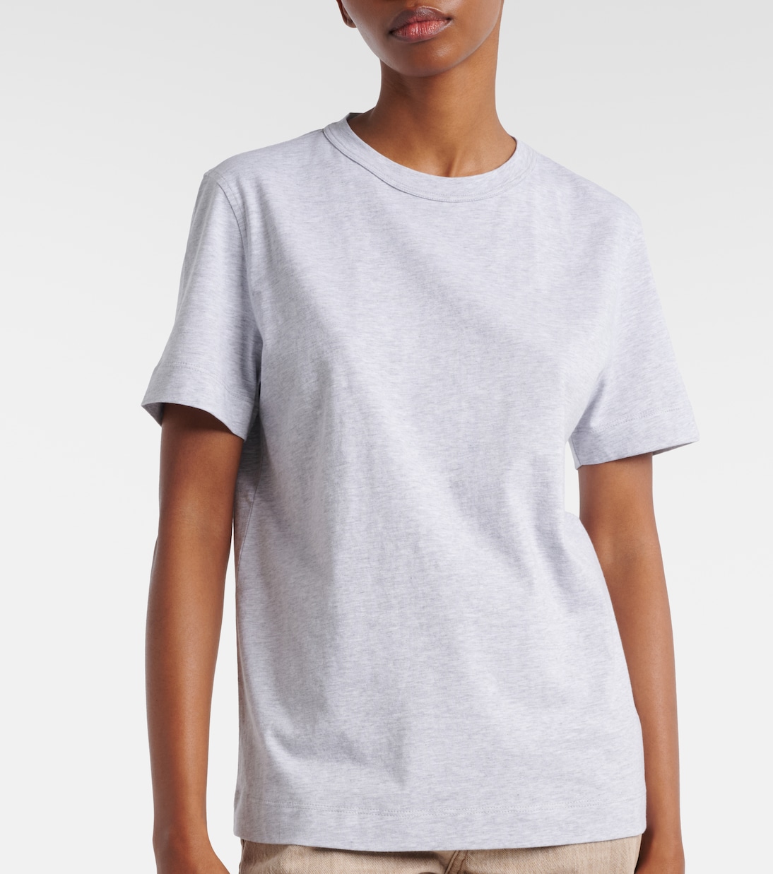 棉质针织T恤 | Brunello Cucinelli