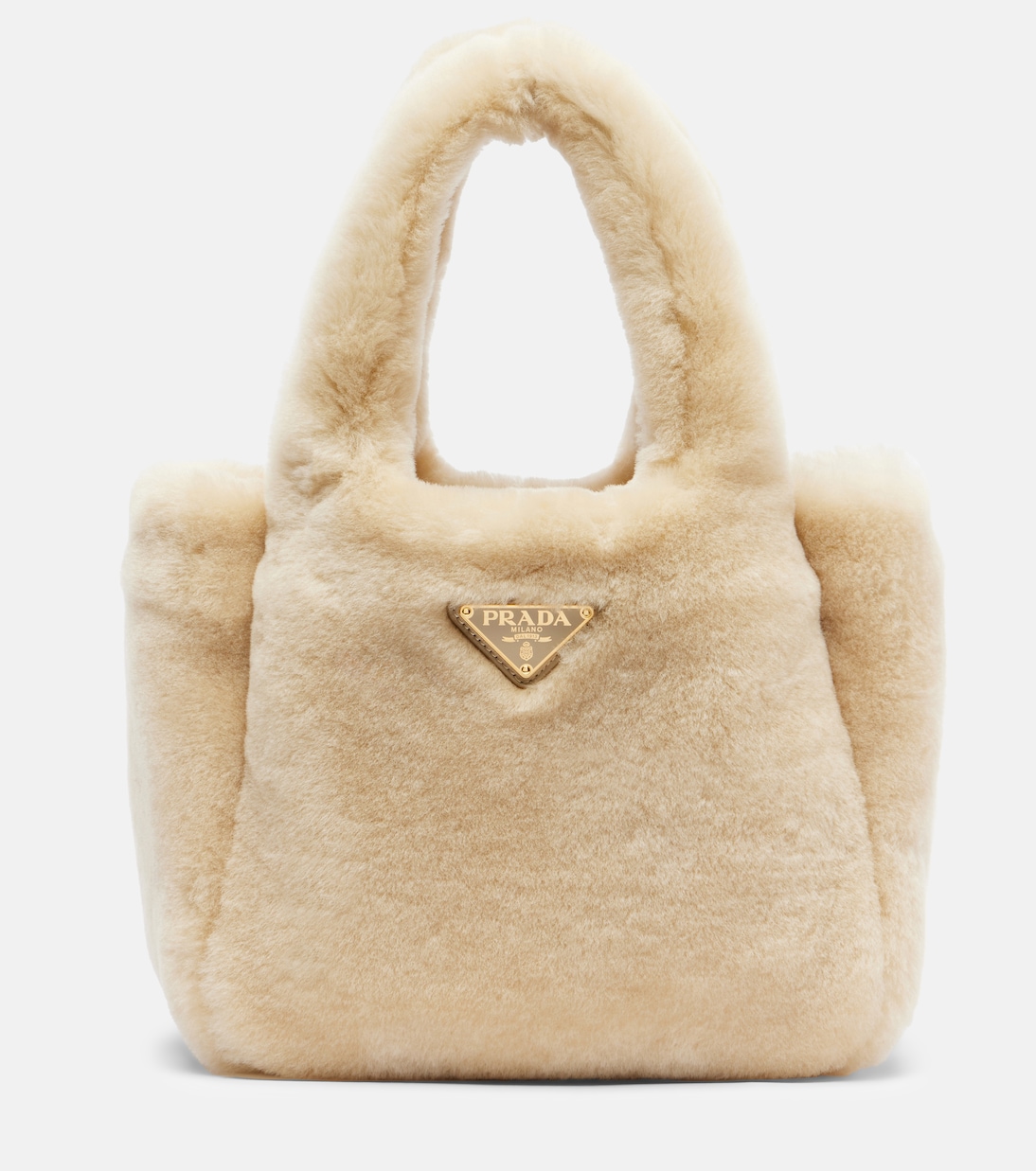 Tote Bag Mini aus Shearling | Prada