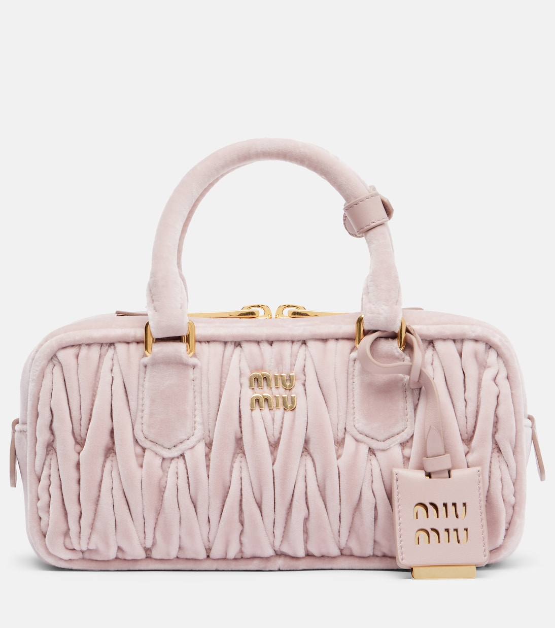 Sac Arcadie Small en daim | Miu Miu