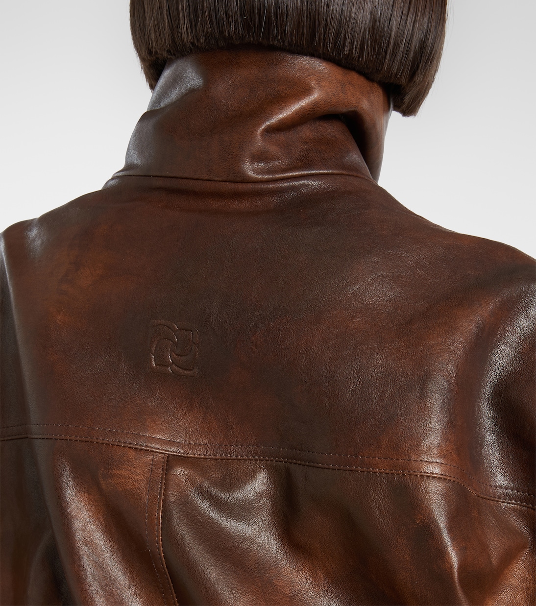 Leather blouson jacket | Magda Butrym
