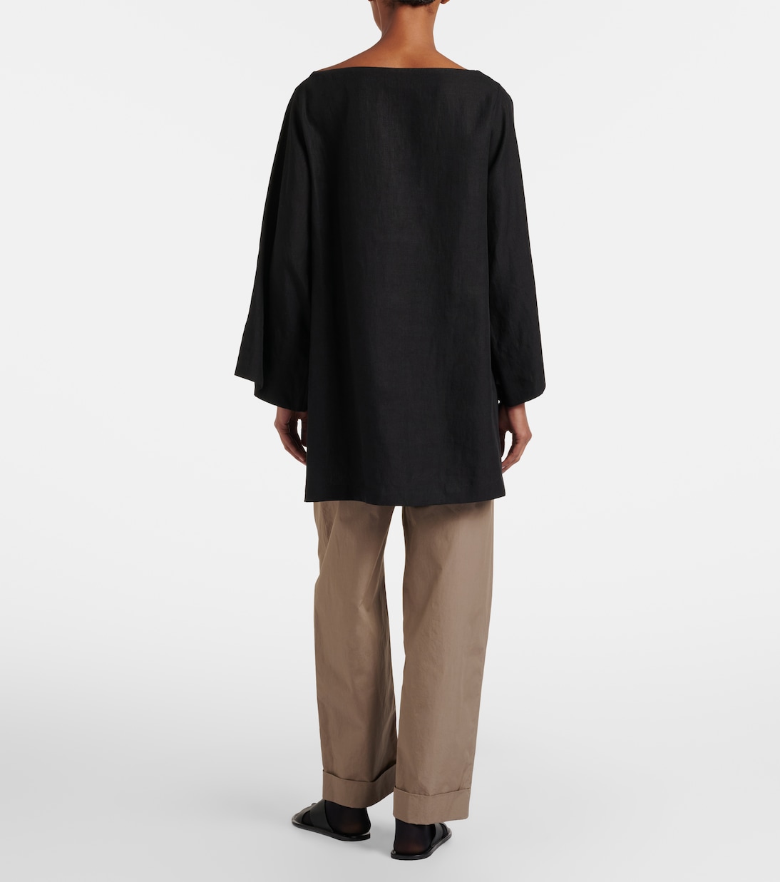 Gerade Hose Delano aus Baumwolle | The Row