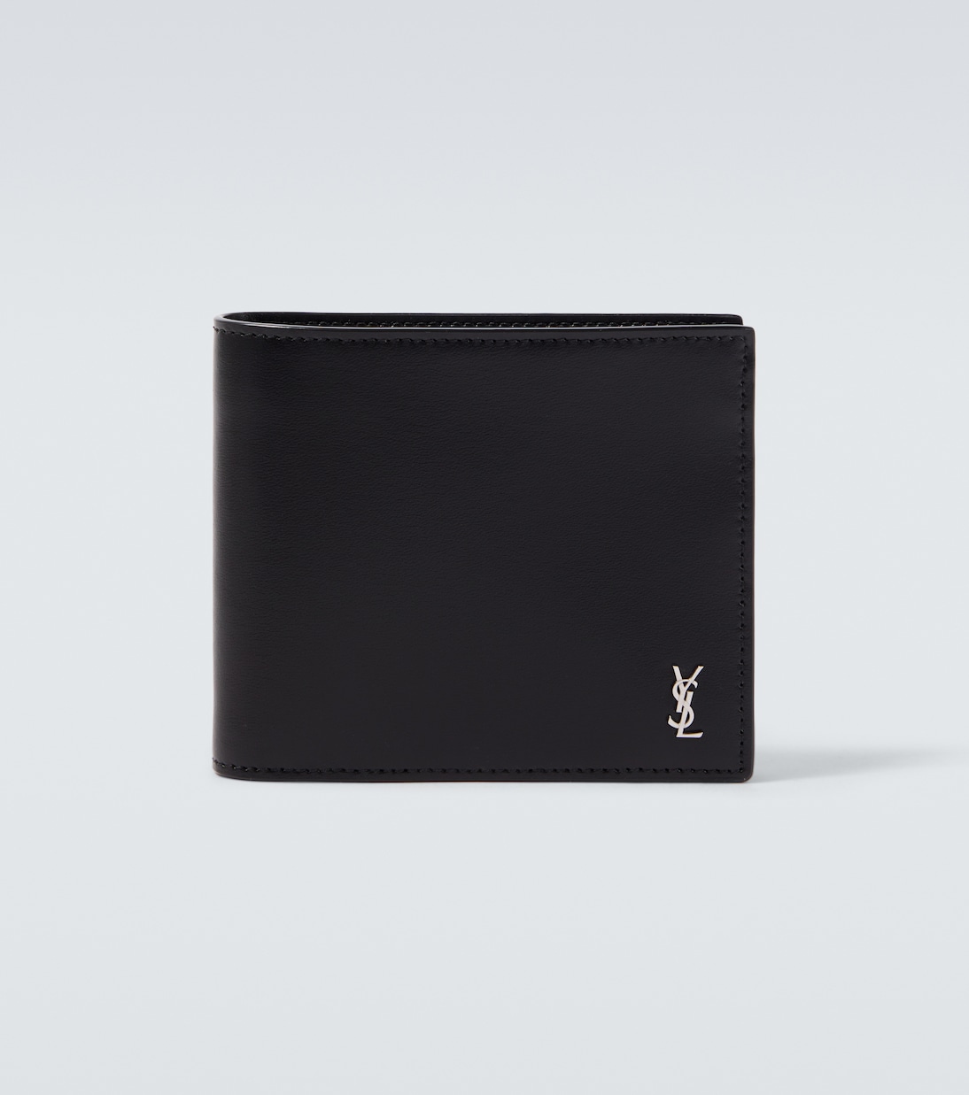 Tiny Cassandre leather bi-fold wallet | Saint Laurent