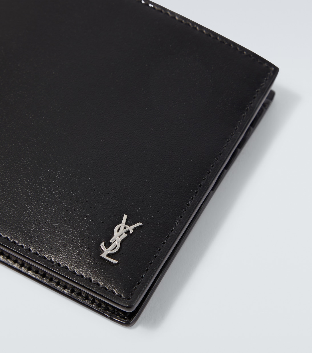 Tiny Cassandre leather bi-fold wallet | Saint Laurent
