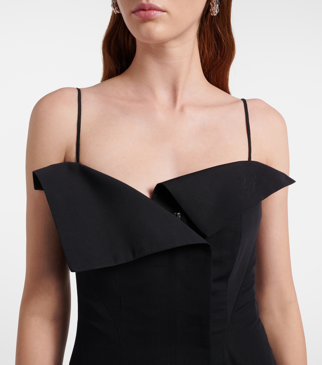 Skylar cotton and silk midi dress | Fforme