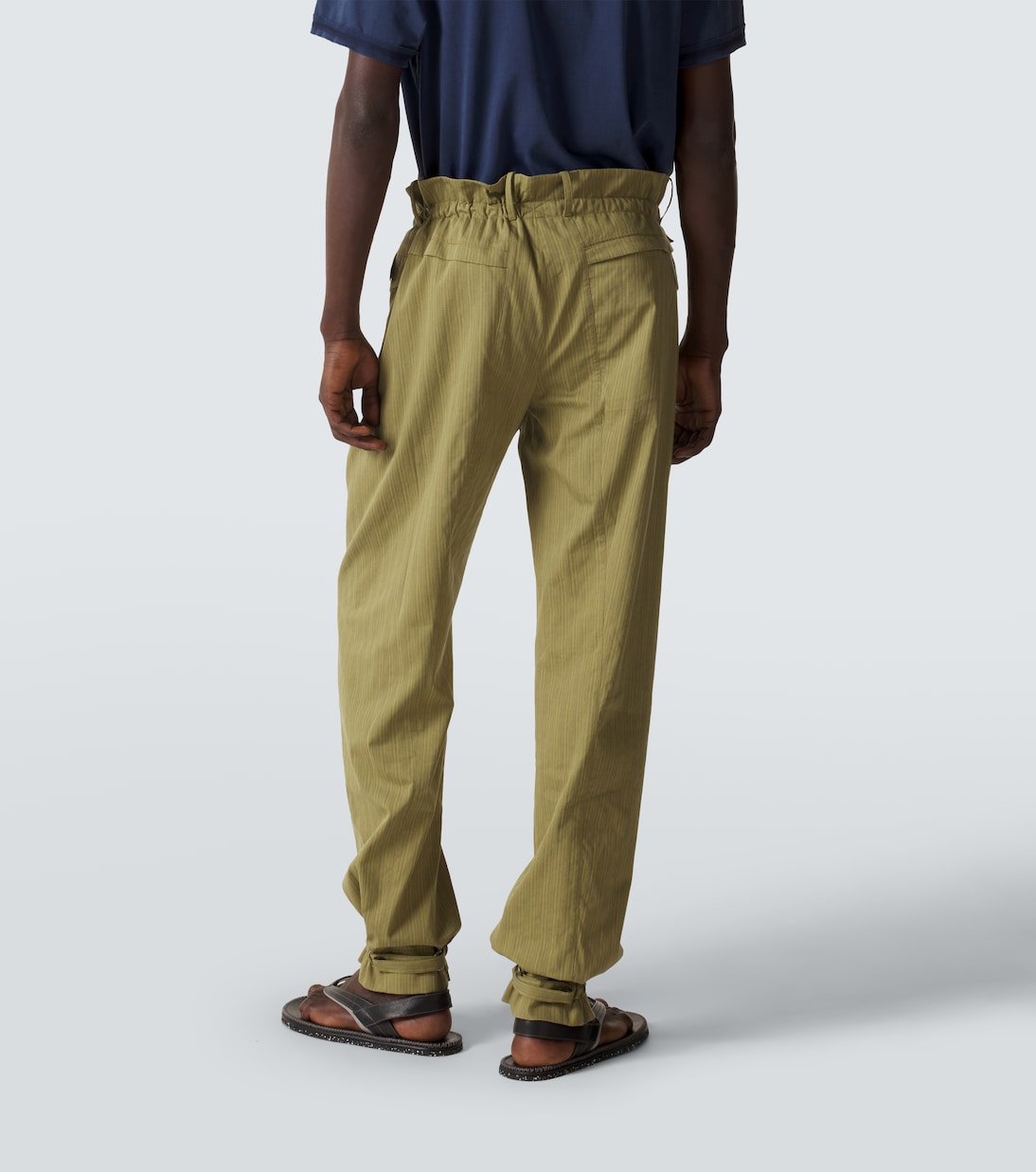 Egreta striped cotton-blend tapered pants | Kiko Kostadinov